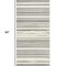 Edge Collections - 8' - Gray - Distressed Striped Runner Rug for Cozy Spaces - 1 Piece